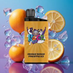 Pomerančové Mango Ananasový Led IGET Bar 3500 Puffs s kapacitou baterie 1400 mAh