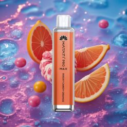 Pomerančová Rocky Candy Hayati Pro Max 4000 Puffs s 2% 5% Nikotinu a Nabíjecím Akumulátorem