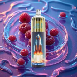 Směs Bobulí JNR Rocket-X 12400 Puffs Nastavitelný Průtok Vzduchu 25ml e-Kapalina