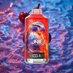 Třešňový JNR Falcon X 18000 Puffs s 24ml E-kapalinou a Duální Mesh Cívkou