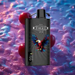 Třešňová Kola JNR EAGLE Smart 23000 Puffs s Digitálním Displejem a Nastavitelným Průtokem Vzduchu