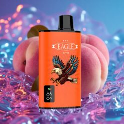 Šťavnaté broskve JNR EAGLE Smart 23000 Puffs Jednorázová Vape s 25ml náplní a 750mAh baterií