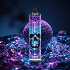 Černý led JNR Calavera 11000 Puffs s 21ml kapalinou a 850 mAh baterií