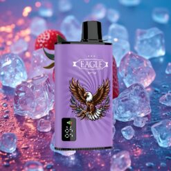 jahoda led JNR EAGLE Smart 23000 Puffs Digitální obrazovka 25ml kapacita e-liquidu