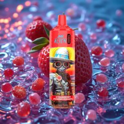 jahoda s granátovým jablkem JNR Alien 10000 Puffs s 20ml náplní a RGB osvětlením