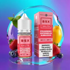 Jahoda Meloun Bubblegum BSX Salt Series 30ml Nikotinové soli