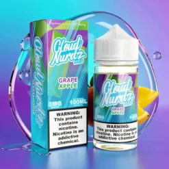 Ledové Hrozny a Jablko Cloud Nurdz Iced 100ml Synt. Nikotin