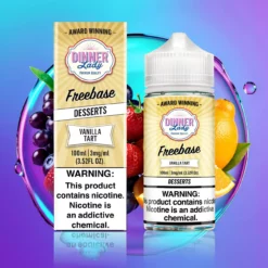 Vanilkový tart Dinner Lady 70VG/30PG 100ml E-liquid