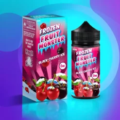 Mražená černá třešeň Frozen Fruit Monster 100ml E-liquid