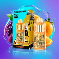 Městská černá GeekVape Kloud 35000 potahů 1000mAh