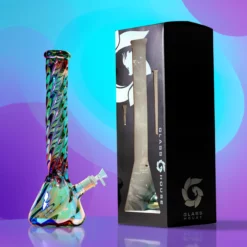 Hillside Water Pipe Twisted Beaker 16 borosilikátové sklo