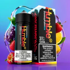 Jahoda-Banán-Dračí ovoce-Mentol Humble Donkey Kahn Ice 120ml