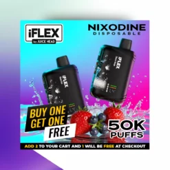 Juice Head IFlex Nixodine Disposable (50000 Puffs) Boost režim