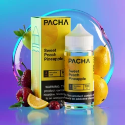 Sladká broskev s ananasem Pacha 100ml E-liquid