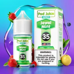 Mátový klenot Pod Juice Nixodine Salt 30ML E-liquid