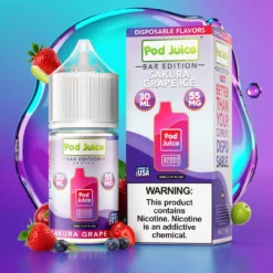 Sakura Hroznový Led Pod Juice PJ5000 30ml
