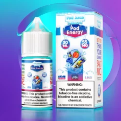 Mrazivá energie Pod Juice Salt Pod 30ml Beztabákový nikotin