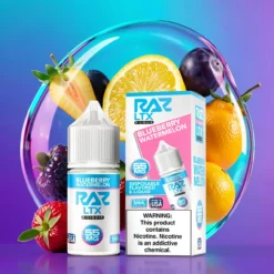 Borůvka Meloun Pod Juice X Raz LTX Nikotinové soli 30ml