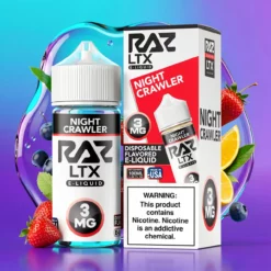 Noční Plaz Pod Juice RAZ LTX Freebase 100ml E-liquid