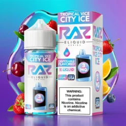 Tropické Vice City Ice Pod Juice x RAZ E-Liquid 100ml