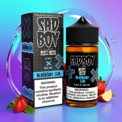 Borůvkový džem Sušenka SadBoy JamLine 100ml e-liquid