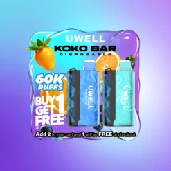 Uwell Koko Bar 60000 potahů s dvojitou mesh a Type-C