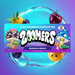 Belgická mléčná Zoomers Magic Mushroom Chocolate Bar