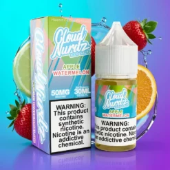 Ledový meloun a jablko Cloud Nurdz Salts 30ml