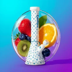 Černá, bílá a čirá Cookies V Beaker vodní dýmka