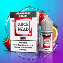 Jahodový krém Juice Head Dezerty 30ml Nikotinové soli