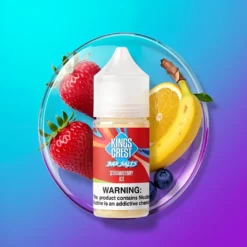 Jahodový led King's Crest Bar Salts 30ml nikotinové soli