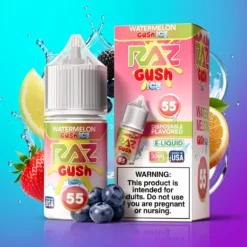 Melounová exploze s ledem Pod Juice X Raz 30ML Nikotinová sůl