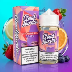 Jahoda a hroznové víno Cloud Nurdz E-Juice 100ml