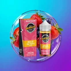 Jahodový krém Vapetasia Milk of the Poppy 100ml E-Liquid