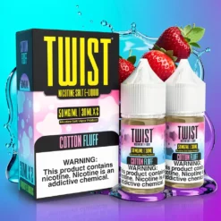 Cukrová vata Twist Salt E-Liquid 60ml